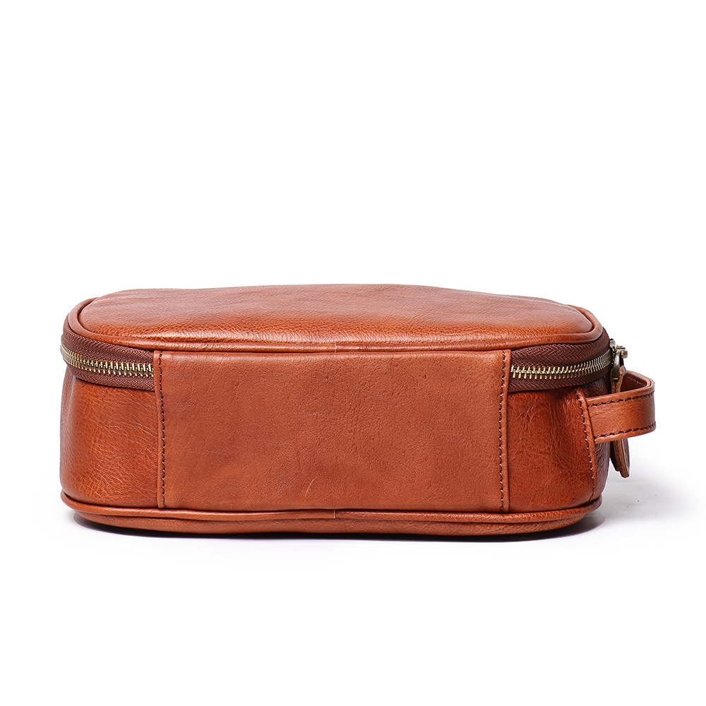 New Ladies Leather Dinner Cosmetic Bag Handbag Multifunctional Toiletries Storage Bag