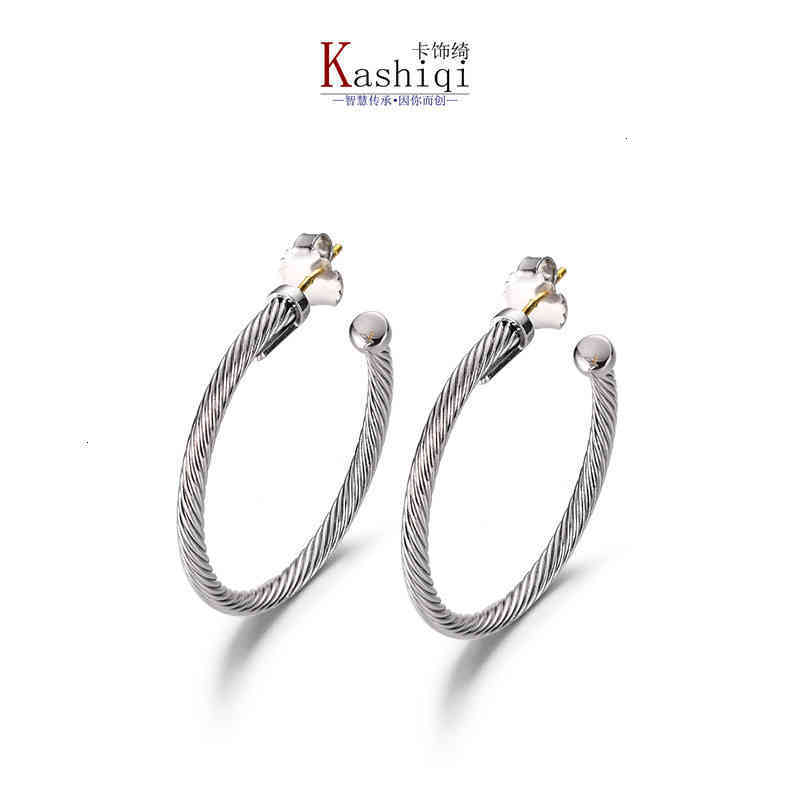 Earring Dy Twisted Thread Earrings Women Fashion Versatile White Gold and Silver Plated Needle Twist Popular Accessories Hot Selling
Earring Dy Twisted Thread Earrings Women Fashion Versatile White Gold and Silver Plated Needle Twist Popular Accessories Hot Selling