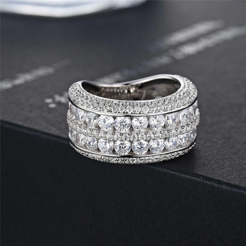 Wedding Rings Huitan Fashion Band Women's Finger Ring With Dazzling Cubic Zirconia Simple Elegant Female Party Accessories JewelryWeddin
Wedding Rings Huitan Fashion Band Women's Finger Ring With Dazzling Cubic Zirconia Simple Elegant Female Party Accessories JewelryWeddin
