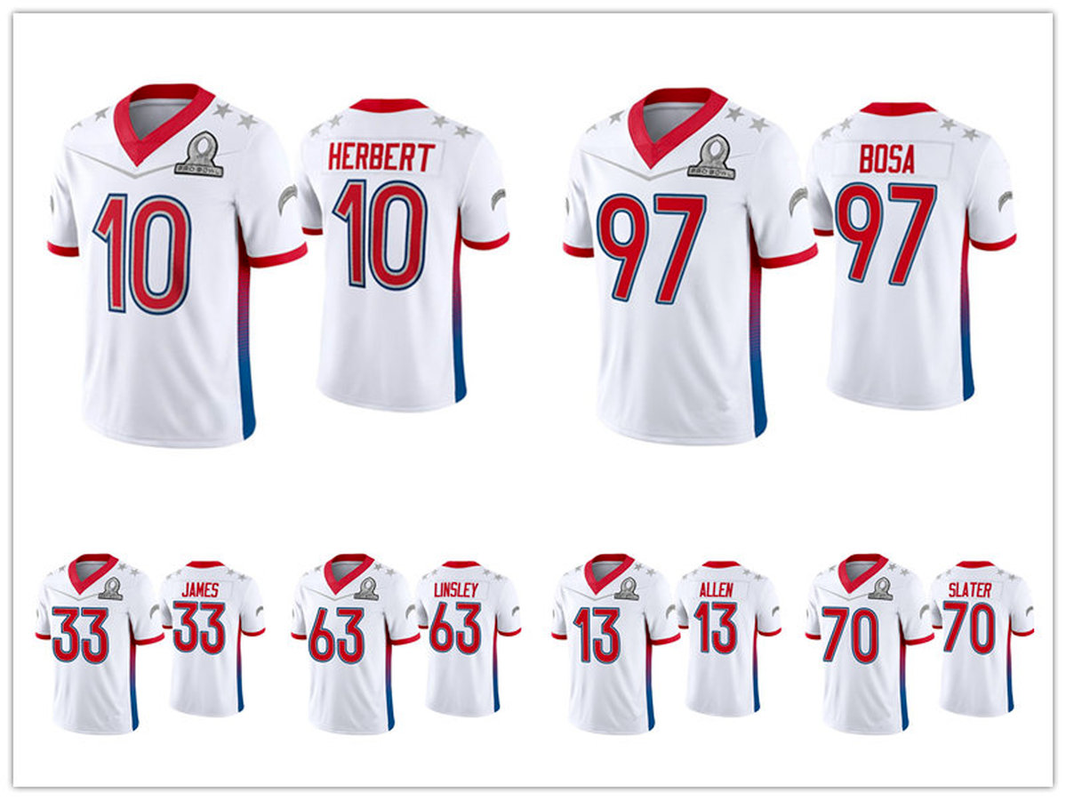 Pro Bowl Jersey Los Angeles''Chargers''MEN WOMEN''NFL''YOUTH Derwin James Joey Bosa Corey Linsley Rashawn Slater Keenan Allen Justin Herbert
Pro Bowl Jersey Los Angeles''Chargers''MEN WOMEN''NFL''YOUTH Derwin James Joey Bosa Corey Linsley Rashawn Slater Keenan Allen Justin Herbert