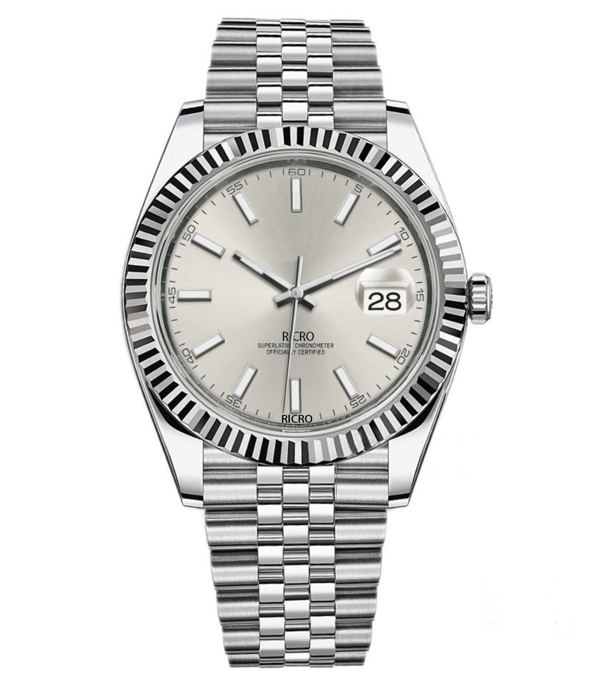 Wristwatch master men's business sapphire glass mechanical automatic chain movement 41 mm dial stainless steel case folding buckle
Wristwatch master men's business sapphire glass mechanical automatic chain movement 41 mm dial stainless steel case folding buckle