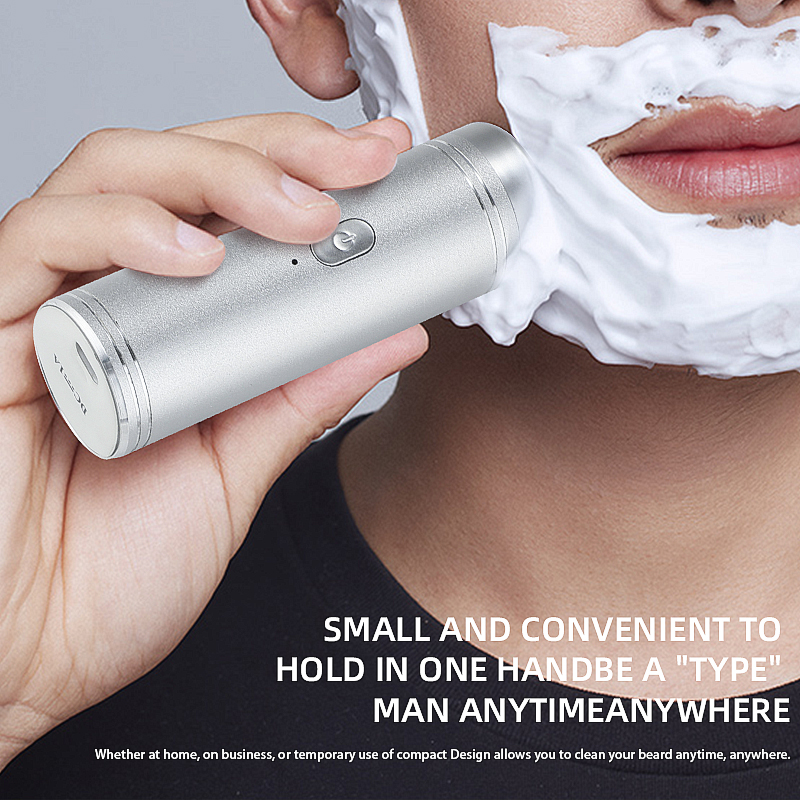 Portable Men Shaver Waterproof Washable One Blade Shaving Machine Beard Hair Trimmer USB men's Mini electric charging 4D Hair Remover