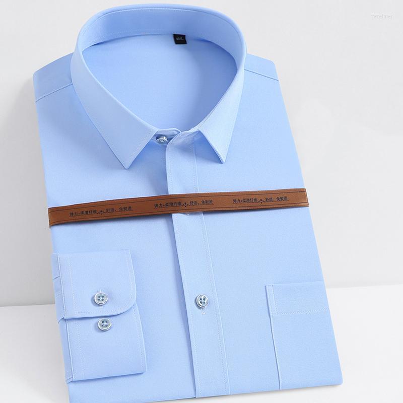 Men's Dress Shirts For Men Solid Stretch Fabric Long Sleeve Thin Breathable Male Plain Formal Non-Iron Spandex Pocket Mens TopsMen's Vere22, 280-10
Men's Dress Shirts For Men Solid Stretch Fabric Long Sleeve Thin Breathable Male Plain Formal Non-Iron Spandex Pocket Mens TopsMen's Vere22, 280-10