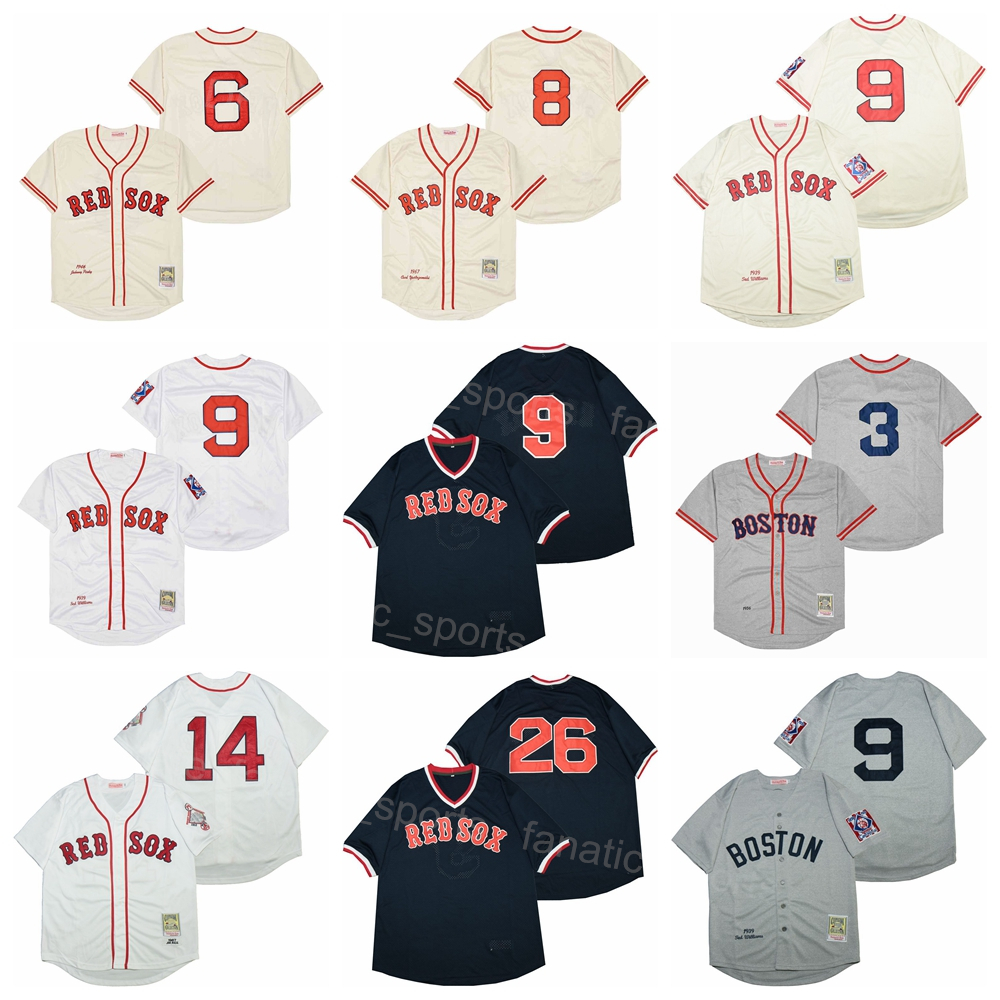 Men Baseball Vintage 26 Wade Boggs Jerseys 1914 1936 1939 Retro 9 Ted Williams 8 Carl Yastrzemski 3 Jimmie Foxx 6 Johnny Pesky 14 Jim Rice 3 Babe Ruth Cooperstown Sport, 1914 retro
Men Baseball Vintage 26 Wade Boggs Jerseys 1914 1936 1939 Retro 9 Ted Williams 8 Carl Yastrzemski 3 Jimmie Foxx 6 Johnny Pesky 14 Jim Rice 3 Babe Ruth Cooperstown Sport, 1914 retro