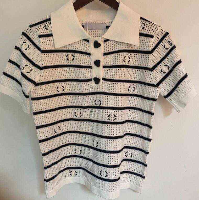 New fashion designer high-end women POLO shirt in 3 colors Womens T shirt lapel heart button Breathable mesh translucent, Customize
New fashion designer high-end women POLO shirt in 3 colors Womens T shirt lapel heart button Breathable mesh translucent, Customize