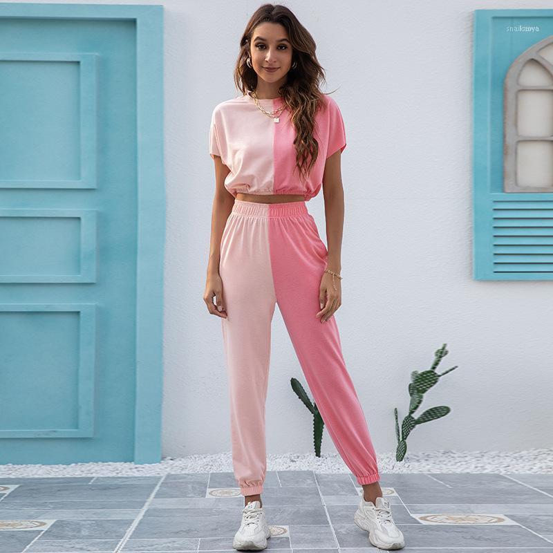Women' Two Piece Pants Pink Patchwork Pant Sets Women Matching Clothing Cotton Pocket Fashion Drop Shoulder Contrast Color Sportswear 2 Set, Black
Women' Two Piece Pants Pink Patchwork Pant Sets Women Matching Clothing Cotton Pocket Fashion Drop Shoulder Contrast Color Sportswear 2 Set, Black