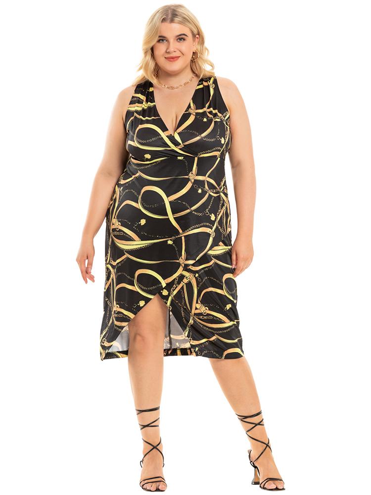 Plus Size Dresses Summer Womens Clothing Vest Printed V Neck Dress Fashion Ladies Elegant Bohemia Beach 4XL 5XL 6XLPlus, Black
Plus Size Dresses Summer Womens Clothing Vest Printed V Neck Dress Fashion Ladies Elegant Bohemia Beach 4XL 5XL 6XLPlus, Black
