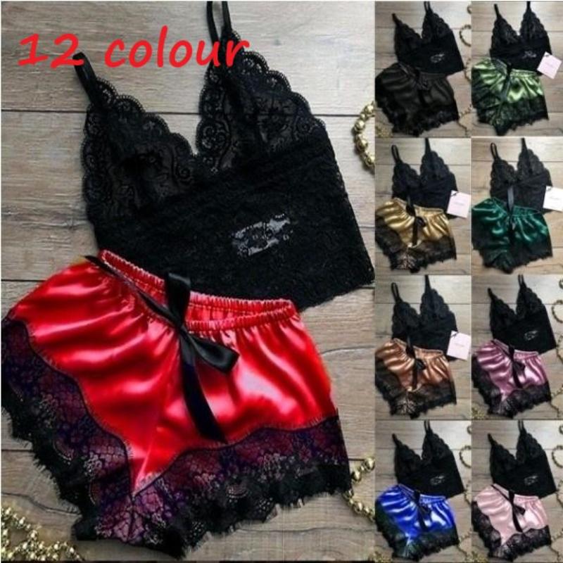Women' Shorts Sling Pajamas Sleep Set Women Nightwear V-Neck Lace Sleepwear Sexy Nightie Bathrobe Wear Home Suit Negligee Spring Robe Gown, Gold
Women' Shorts Sling Pajamas Sleep Set Women Nightwear V-Neck Lace Sleepwear Sexy Nightie Bathrobe Wear Home Suit Negligee Spring Robe Gown, Gold