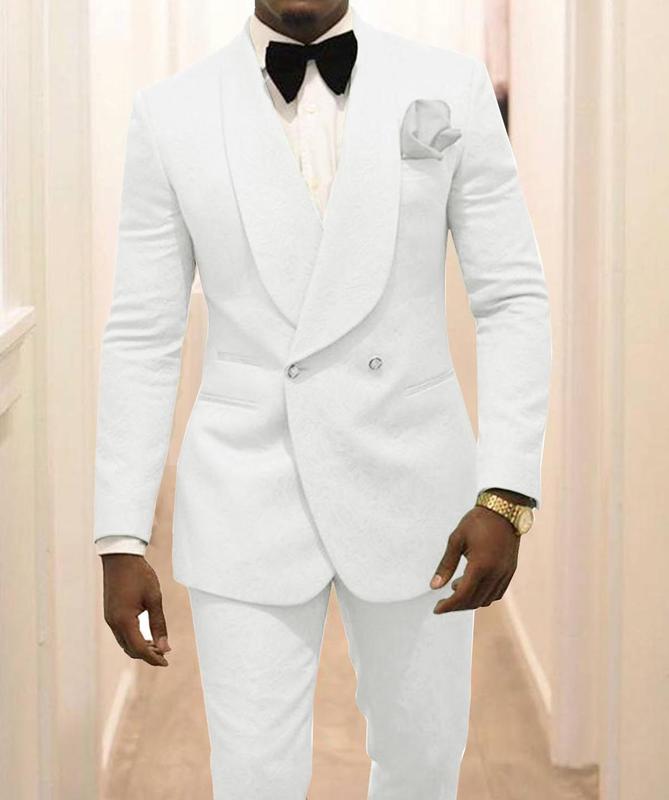 Men's Suits Blazers Custom Made Groomsmen White Pattern Groom Tuxedos Shawl Lapel Men 2 Pieces Wedding Man Jacket Pants Tie C922 220826, Royal blue
Men's Suits Blazers Custom Made Groomsmen White Pattern Groom Tuxedos Shawl Lapel Men 2 Pieces Wedding Man Jacket Pants Tie C922 220826, Royal blue
