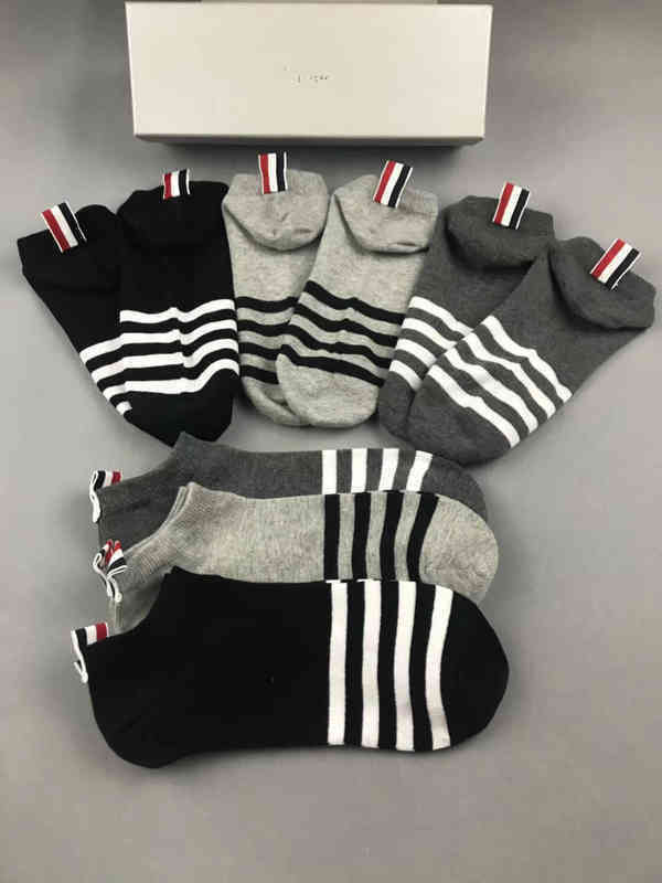 TB socks men's spring and autumn deodorant sweat absorption breathable sports trend summer thin women's short tube low top striped socks, Black box 6 pairs
TB socks men's spring and autumn deodorant sweat absorption breathable sports trend summer thin women's short tube low top striped socks, Black box 6 pairs