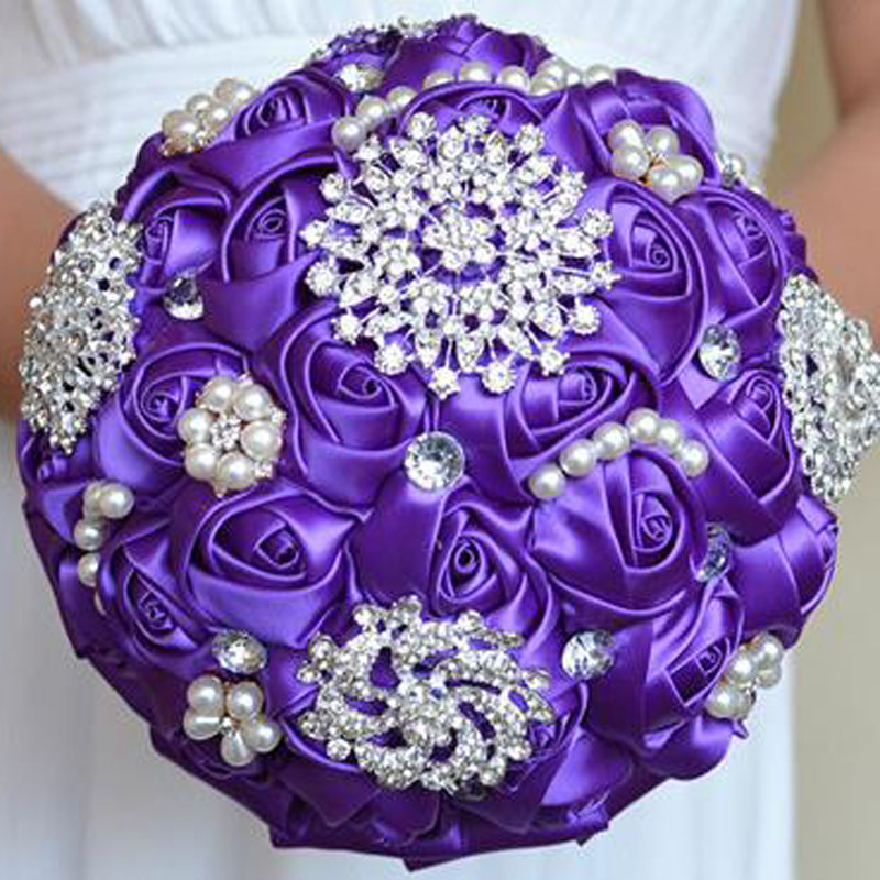Round Blush Wedding Bouquet Teardrop Butterfly Brooch Bouquet Alternative Cascading Bouquets Crystal Wedding Flowers