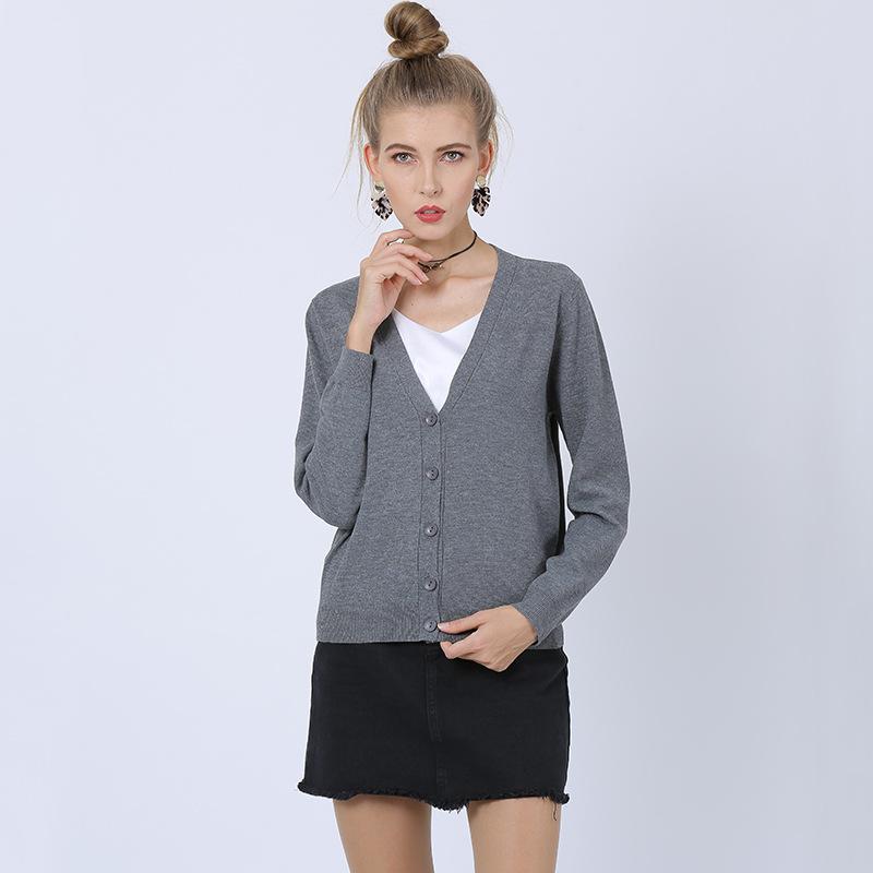 Women's Knits & Tees Women Button Gray Black Cardigan 2XS-4XL Plus Size 2022 Long Sleeve Sweater Single Breasted Knitted Oversized Jumper Ou, White
Women's Knits & Tees Women Button Gray Black Cardigan 2XS-4XL Plus Size 2022 Long Sleeve Sweater Single Breasted Knitted Oversized Jumper Ou, White