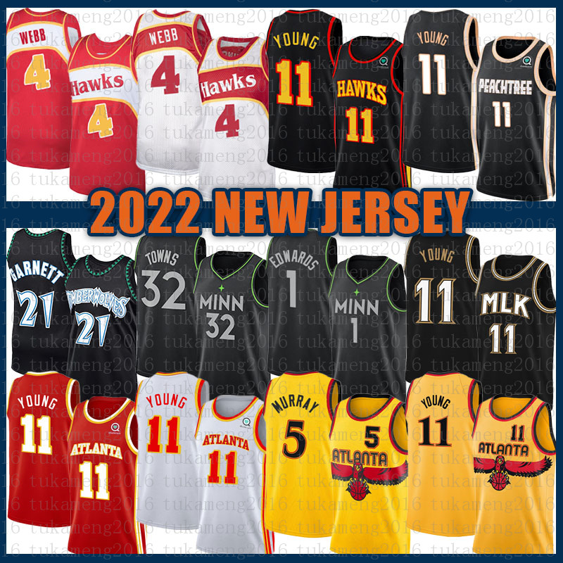 21 1 32 Trae Young Dejounte Murray Spud Webb Basketball Jersey 11 5 4 Kevin Garnett Anthony Edwards Karl-Anthony Towns Atlantas Hawk Minnesotas Timberwolve Brown, Jersey-laoying
21 1 32 Trae Young Dejounte Murray Spud Webb Basketball Jersey 11 5 4 Kevin Garnett Anthony Edwards Karl-Anthony Towns Atlantas Hawk Minnesotas Timberwolve Brown, Jersey-laoying
