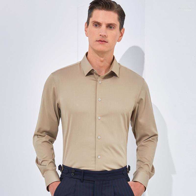 Men's Dress Shirts Classic Long Sleeve Silky Bamboo Fiber Pocketless Quality Comfortable Standard-fit Non-iron Office Tops Shirt Dway22, 219611
Men's Dress Shirts Classic Long Sleeve Silky Bamboo Fiber Pocketless Quality Comfortable Standard-fit Non-iron Office Tops Shirt Dway22, 219611