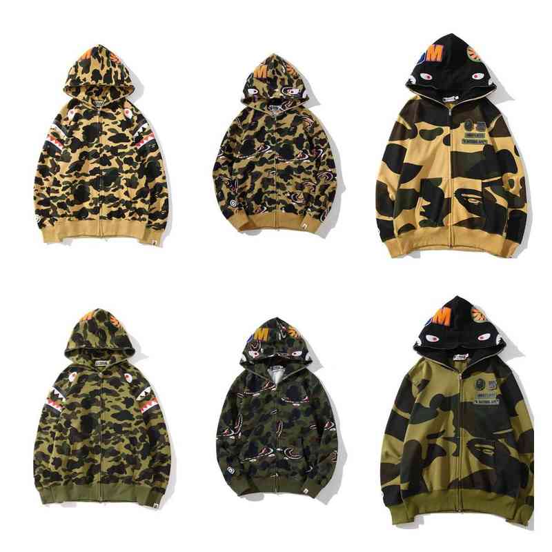 Factory Online Export New Designer Brand Sweater 2022 Hot Selling Bap Trend Shark Head Hooded Sports Casual Zipper, Khaki sleeve shark zipper
Factory Online Export New Designer Brand Sweater 2022 Hot Selling Bap Trend Shark Head Hooded Sports Casual Zipper, Khaki sleeve shark zipper