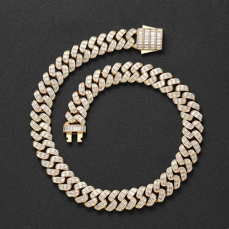 Chains Hip Hop Claw Setting Square CZ Stone Bling Out 17mm Cuban Miami Link Chain Necklace For Men Rapper Jewelry GiftChains ChainsChains
Chains Hip Hop Claw Setting Square CZ Stone Bling Out 17mm Cuban Miami Link Chain Necklace For Men Rapper Jewelry GiftChains ChainsChains