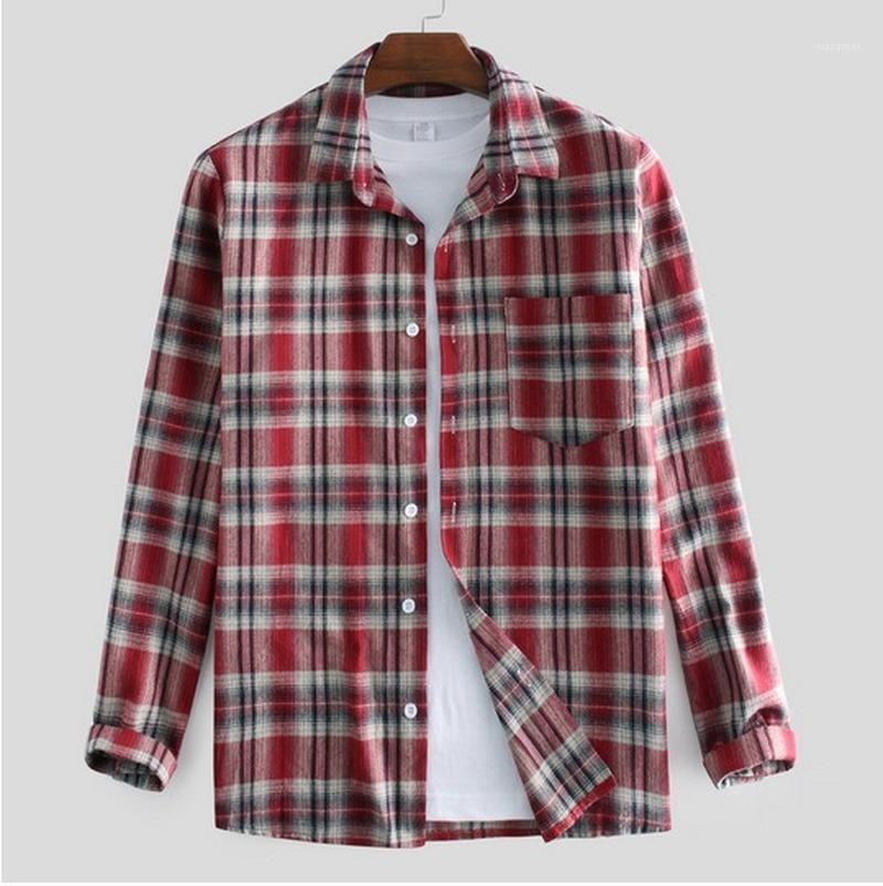 Men's Casual Shirts Men Clothing 2022 Spring Autumn Retro Plaid Shirt Long Sleeve Loose Single Pocket Camisas Para Hombre, Green
Men's Casual Shirts Men Clothing 2022 Spring Autumn Retro Plaid Shirt Long Sleeve Loose Single Pocket Camisas Para Hombre, Green