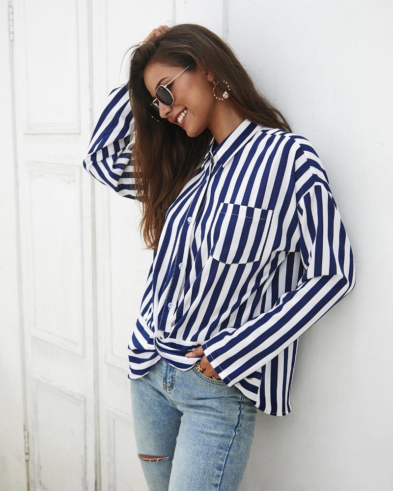 Women Striped Blouse Shirt Long Sleeve Shirts Casual Tops Et Chemisier Femme Blusas Mujer De Moda Women' Blouses, Photo color
Women Striped Blouse Shirt Long Sleeve Shirts Casual Tops Et Chemisier Femme Blusas Mujer De Moda Women' Blouses, Photo color