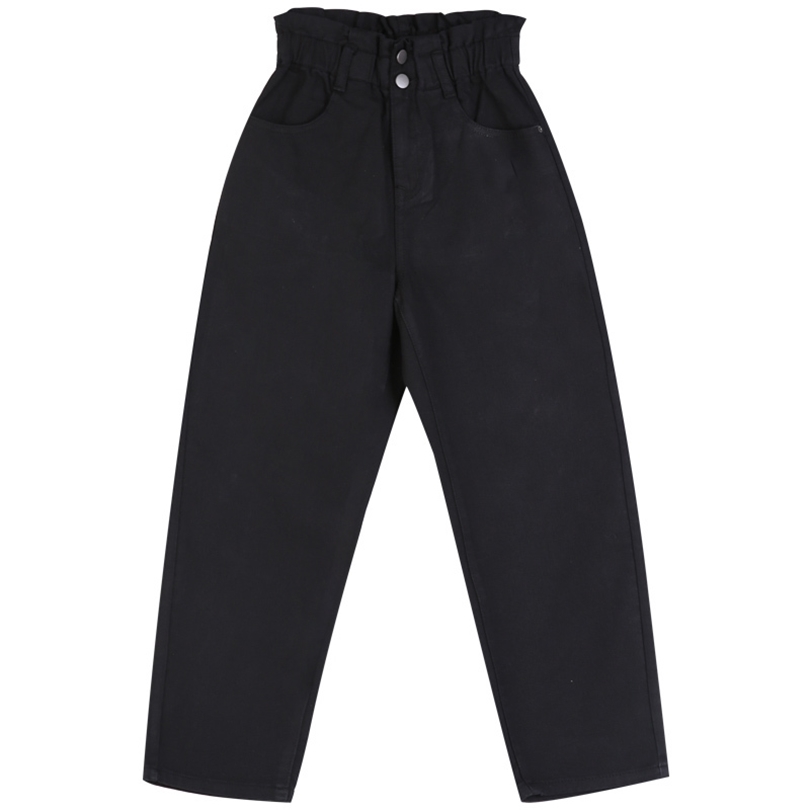 LEIJIJEANS Autumn Plus size womens elastic waist high waist harem pants doublebreasted white and black ladies jeans 201109, Black 9106
LEIJIJEANS Autumn Plus size womens elastic waist high waist harem pants doublebreasted white and black ladies jeans 201109, Black 9106