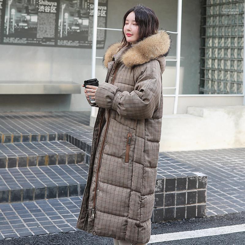 Down Parka Jacket Long Style Winter 2022 Korean Version Loose Knee Thick Plaid Large-collar Student Cotton Luci22, Khaki
Down Parka Jacket Long Style Winter 2022 Korean Version Loose Knee Thick Plaid Large-collar Student Cotton Luci22, Khaki