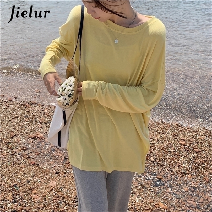 Jielur Tshirt fendu manches longues pour femme ample et assorti de Style blanc et noir collection automne MXL 220811, White
Jielur Tshirt fendu manches longues pour femme ample et assorti de Style blanc et noir collection automne MXL 220811, White