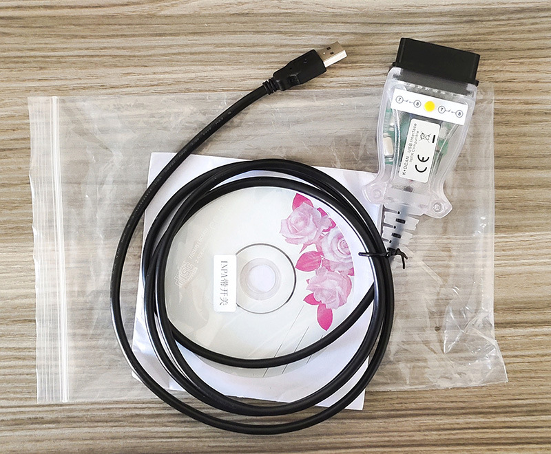 Diagnostic Tool FT232RL The new OBD 2 USB cable is applicable to BMW K and Can agreement scanner