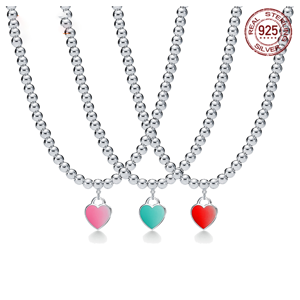 Women'S Classic 4Mm Ball Necklace Drop Glue Love Enamel Pendant Cute Sweet Birthday Gift
Women'S Classic 4Mm Ball Necklace Drop Glue Love Enamel Pendant Cute Sweet Birthday Gift