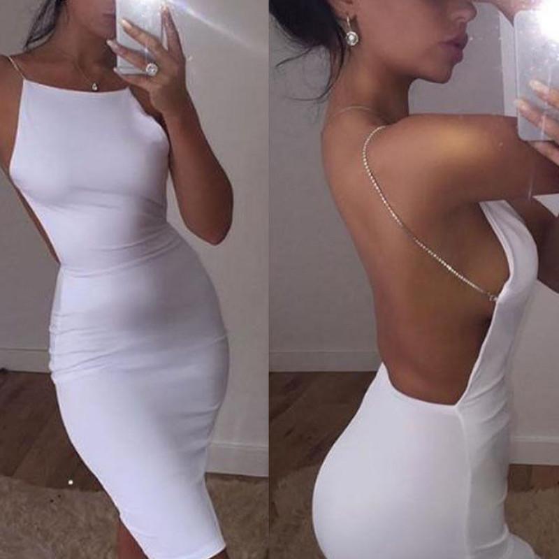 Women' Swimwear Women Ladies Summer Sexy Evening Party Dress Sleeveless Solid White Backless Hollow Out Skinny High Waist Knee-Length Dress
Women' Swimwear Women Ladies Summer Sexy Evening Party Dress Sleeveless Solid White Backless Hollow Out Skinny High Waist Knee-Length Dress