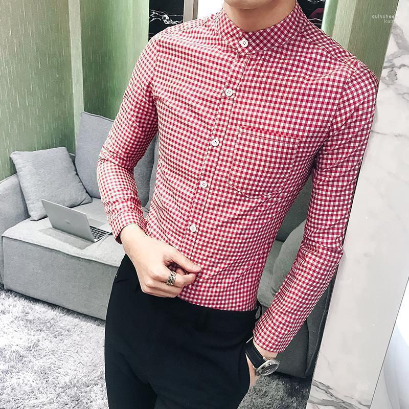 Classic Plaid Shirt Men Korean Slim Fit Long Sleeve Mens Casual Shirts 5XL Spring Solid Night Club Party Dress Blouse Men's Quin22, Black
Classic Plaid Shirt Men Korean Slim Fit Long Sleeve Mens Casual Shirts 5XL Spring Solid Night Club Party Dress Blouse Men's Quin22, Black
