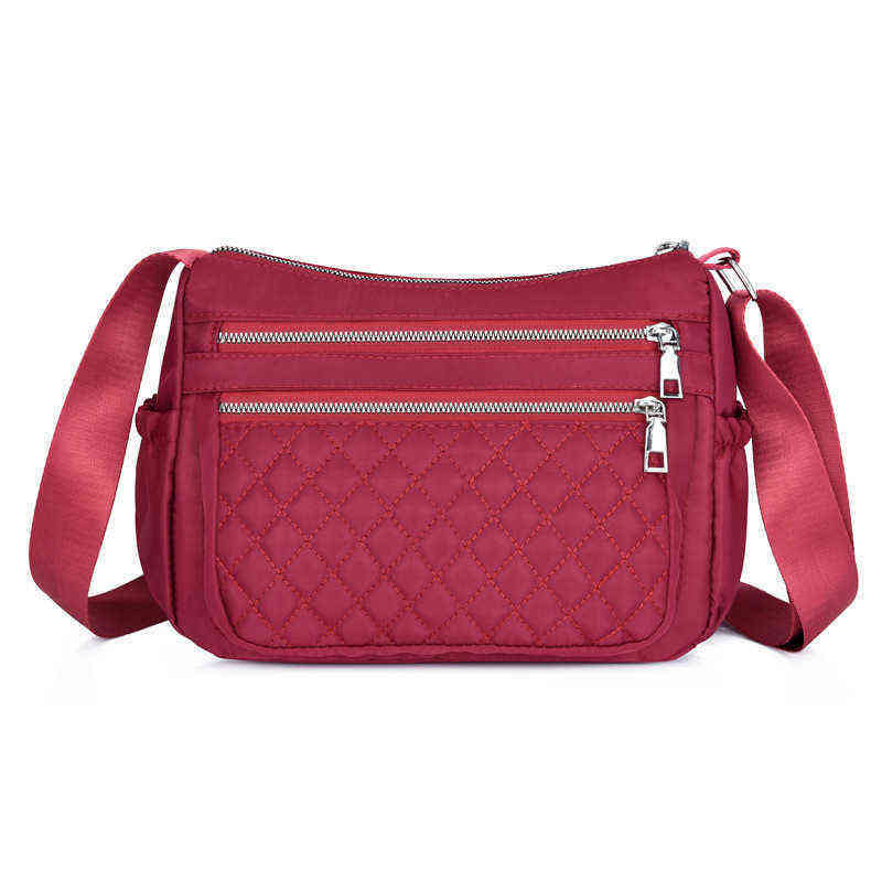 Women s Shoulder Bag Nylon Cloth Messenger Leisure Mommy Bag Lingge Backpack Can Be Ordered handbag 220514
