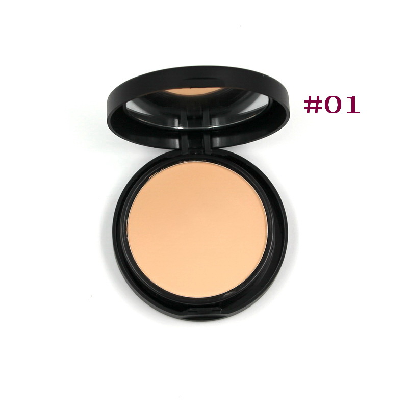 Makeup Press Powders Poudre With Puff And Mirror Whitening Firm Brighten Concealer Natural Maquille De Cara Face Powder