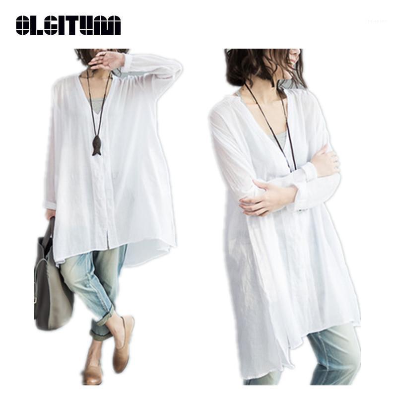 Women Blouse Shirt 2022 Spring Summer Woman Blouses Loose Tops Large Size Washed Cotton And Linen Blusas BS202 Women's & Shirts, White
Women Blouse Shirt 2022 Spring Summer Woman Blouses Loose Tops Large Size Washed Cotton And Linen Blusas BS202 Women's & Shirts, White