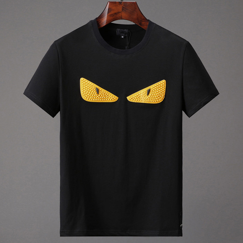 Designer Men's T Shirts Pure Cotton Short Sleeve Monster Yellow Eyes Pattern High Street Women Couples Loose Casual T-shirt Tops Tees, Price difference
Designer Men's T Shirts Pure Cotton Short Sleeve Monster Yellow Eyes Pattern High Street Women Couples Loose Casual T-shirt Tops Tees, Price difference