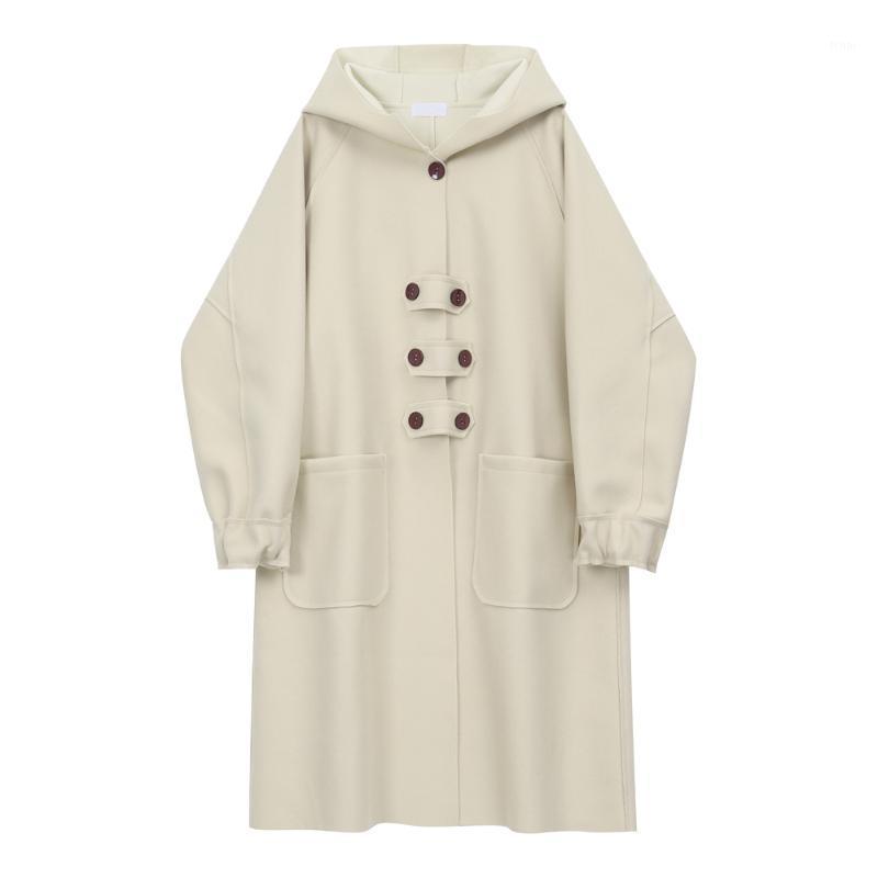 Women's Wool & Blends Apricot Woolen Coat Mid-length And Small Men Autumn Winter Korean Loose Thick Temperament Hooded, Khaki
Women's Wool & Blends Apricot Woolen Coat Mid-length And Small Men Autumn Winter Korean Loose Thick Temperament Hooded, Khaki