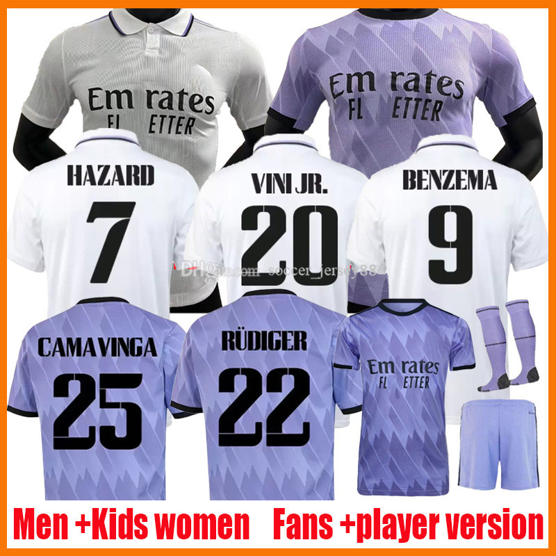 2022 2023 BENZEMA soccer jerseys 21 22 23 VINI ALABA TCHOUAMENI CAMAVINGA MODRIC VINICIUS MARCELO camiseta men kids kits women rEAL uniform mADRIds football shirt, 22-23 kids away kit
2022 2023 BENZEMA soccer jerseys 21 22 23 VINI ALABA TCHOUAMENI CAMAVINGA MODRIC VINICIUS MARCELO camiseta men kids kits women rEAL uniform mADRIds football shirt, 22-23 kids away kit