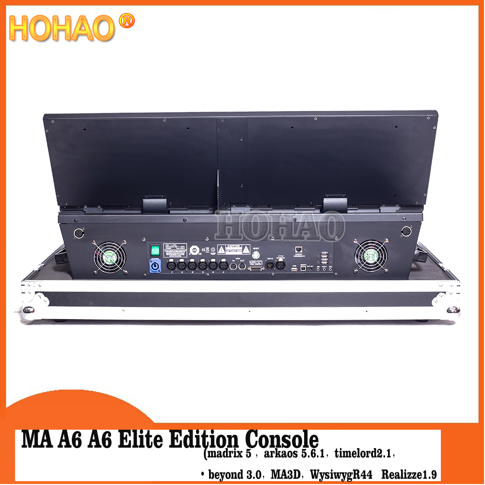 hohao hottest ma a6 elite version console stage computer light controller asus motherboard intel i5cpu 8g memory 2 electric touch capacitive screen fo
