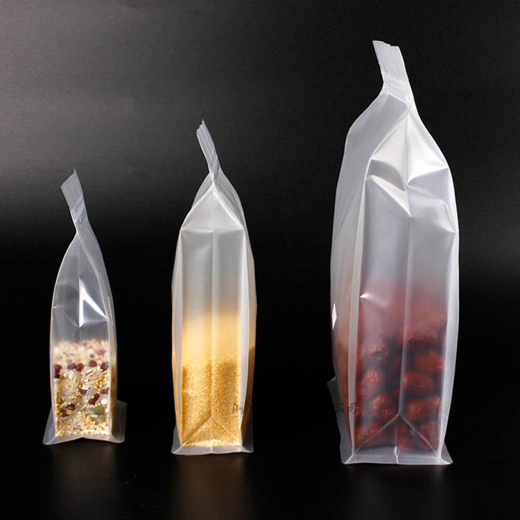 100pcs 3D Frosted Stand up Packaging Bag Thick Barrier Matte Ground Coffee Beans Seeds Snack Rice Cereals Wedding Party Gifts Display Heat Sealing Sto