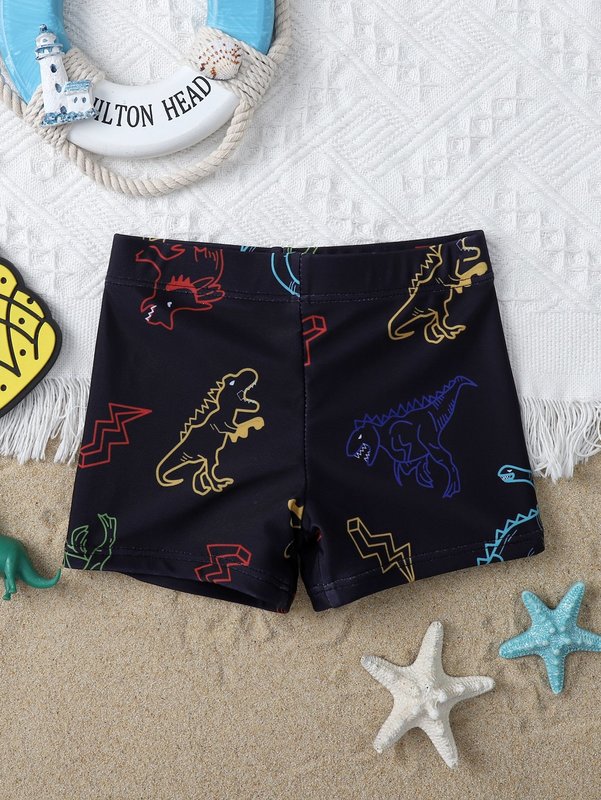 Baby boy dinosaur printed swimming trunks SHE