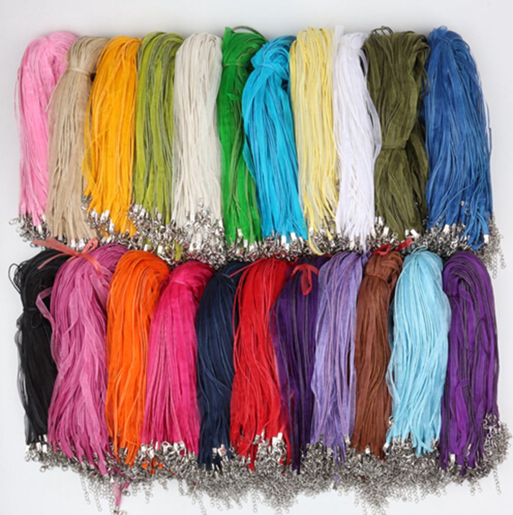 Organza Voile Ribbon Necklaces Chains women neckalce 3+1 18" 44cm Fashion 100pcs/lot 22Colors new
Organza Voile Ribbon Necklaces Chains women neckalce 3+1 18" 44cm Fashion 100pcs/lot 22Colors new