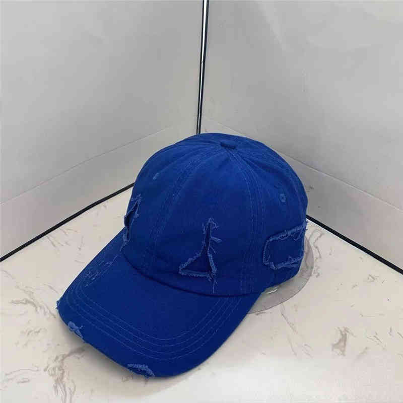 2022 Korean Version Brand Four Seasons Duck Tongue Hat Sewing Old Baseball Hat For Men And Women Y220406