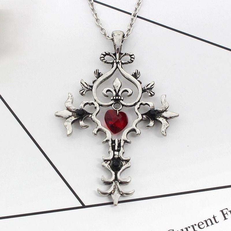 Pendant Necklaces Vintage Cross Necklace Simple Hollow Out Fashion Jewelry Rhinestones Sweater Chain Clavicle ChokerPendant
Pendant Necklaces Vintage Cross Necklace Simple Hollow Out Fashion Jewelry Rhinestones Sweater Chain Clavicle ChokerPendant