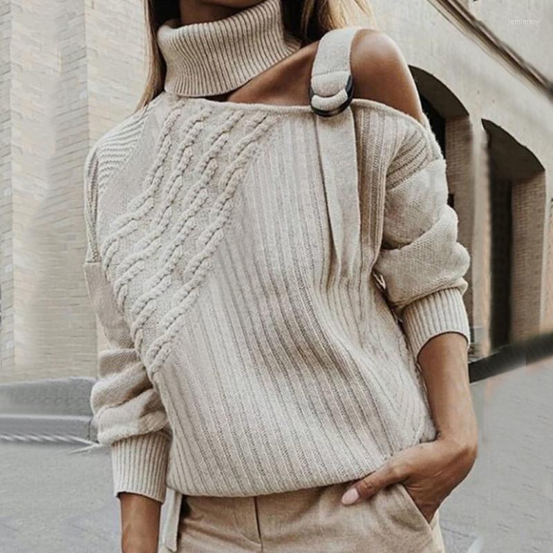 Women's Sweaters Patchwork For Women Sexy Turtleneck With Bare Shoulders Warm Autumn Winter Pullovers Long Sleeve Ribbed Knit Sweater Jemi22
Women's Sweaters Patchwork For Women Sexy Turtleneck With Bare Shoulders Warm Autumn Winter Pullovers Long Sleeve Ribbed Knit Sweater Jemi22