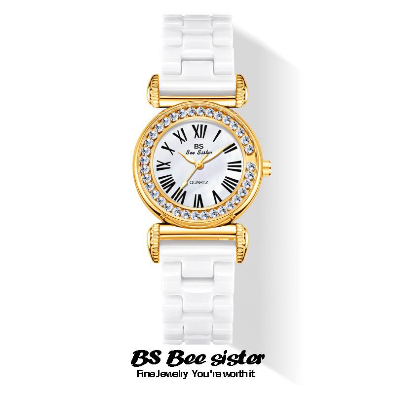 Wristwatches Aiseilo Selling Watches Simple Niche Light Luxury Ceramic Roller Beads Women Watch LuxuryWristwatches, 002
Wristwatches Aiseilo Selling Watches Simple Niche Light Luxury Ceramic Roller Beads Women Watch LuxuryWristwatches, 002
