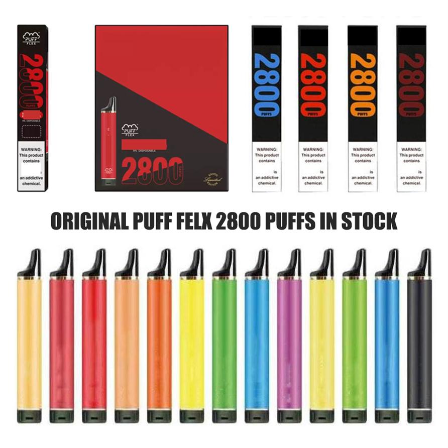 Original PUFFS Flex Max Vape Disposables E Cigarette Pen 2800Puffs Bar Device Kits 10ML 1500MAH Battery Prefilled Cartidge Vaporiz278I
Original PUFFS Flex Max Vape Disposables E Cigarette Pen 2800Puffs Bar Device Kits 10ML 1500MAH Battery Prefilled Cartidge Vaporiz278I