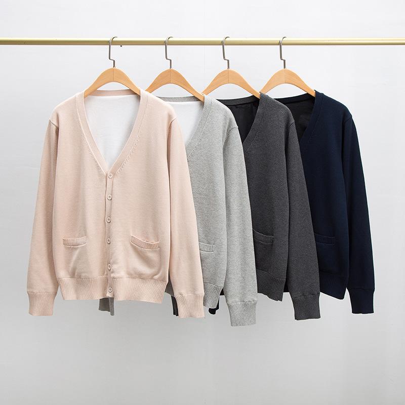 Clothing Sets Colors Women Winter Cotton Plush Long Sleeve Knit Cardigan Girl Casual V Neck Sweater Warm Jacket Coat For JK School UniformCl, Navy blue
Clothing Sets Colors Women Winter Cotton Plush Long Sleeve Knit Cardigan Girl Casual V Neck Sweater Warm Jacket Coat For JK School UniformCl, Navy blue