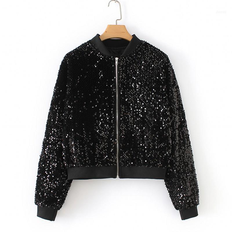 Women' Jackets 2022 European And American Style Fashion Autumn Winter Casual Black Velvet Sequins Embroidery Loose Short Jacket Women Trend
Women' Jackets 2022 European And American Style Fashion Autumn Winter Casual Black Velvet Sequins Embroidery Loose Short Jacket Women Trend