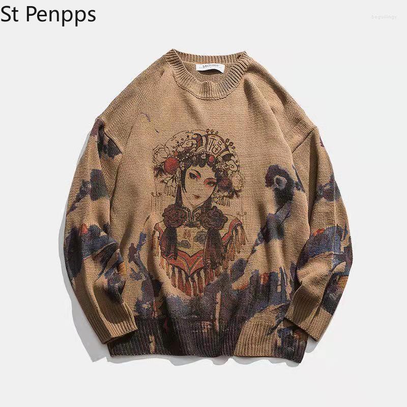 Men's Sweaters Men Casual Cartoon Cotton Warm Autumn Winter Harajuku Vintage Hip Hop Streetwear Sweater Long Sleeve Begu22
Men's Sweaters Men Casual Cartoon Cotton Warm Autumn Winter Harajuku Vintage Hip Hop Streetwear Sweater Long Sleeve Begu22