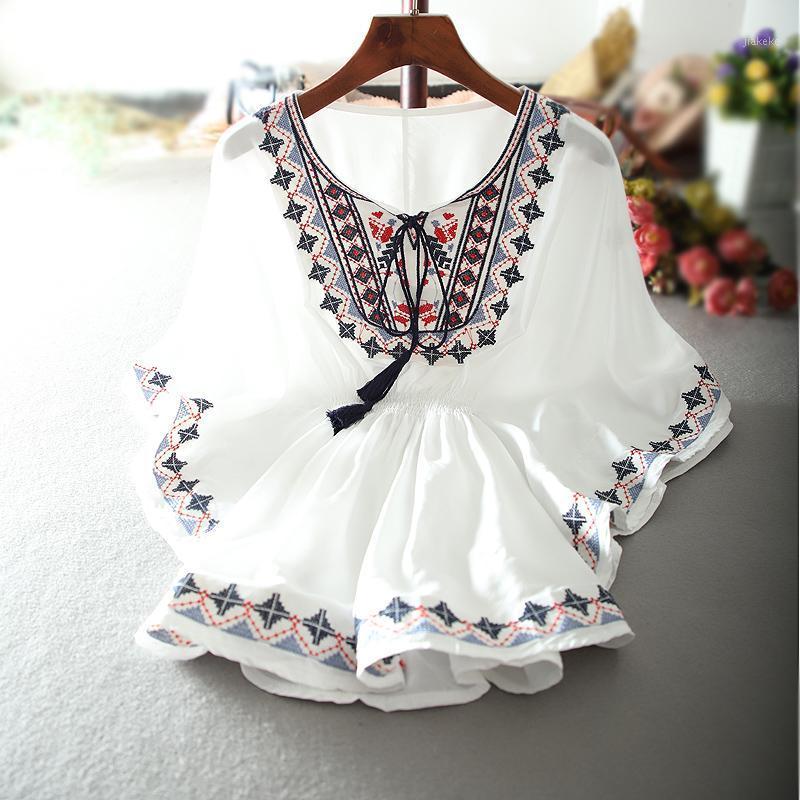 Women's Blouses & Shirts Fashion Retro Flower Women Long Batwing Sleeve Top Blouse Tunic Shirt Casual Loose Blusas Mujer, Blue tops
Women's Blouses & Shirts Fashion Retro Flower Women Long Batwing Sleeve Top Blouse Tunic Shirt Casual Loose Blusas Mujer, Blue tops