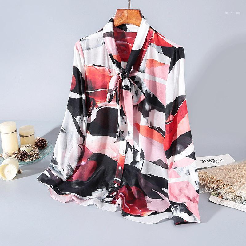 Printed Silk Lead Shirts Female Temperament Fashion Mulberry Double Breasted Cardigan Women' Blouses, See chart
Printed Silk Lead Shirts Female Temperament Fashion Mulberry Double Breasted Cardigan Women' Blouses, See chart
