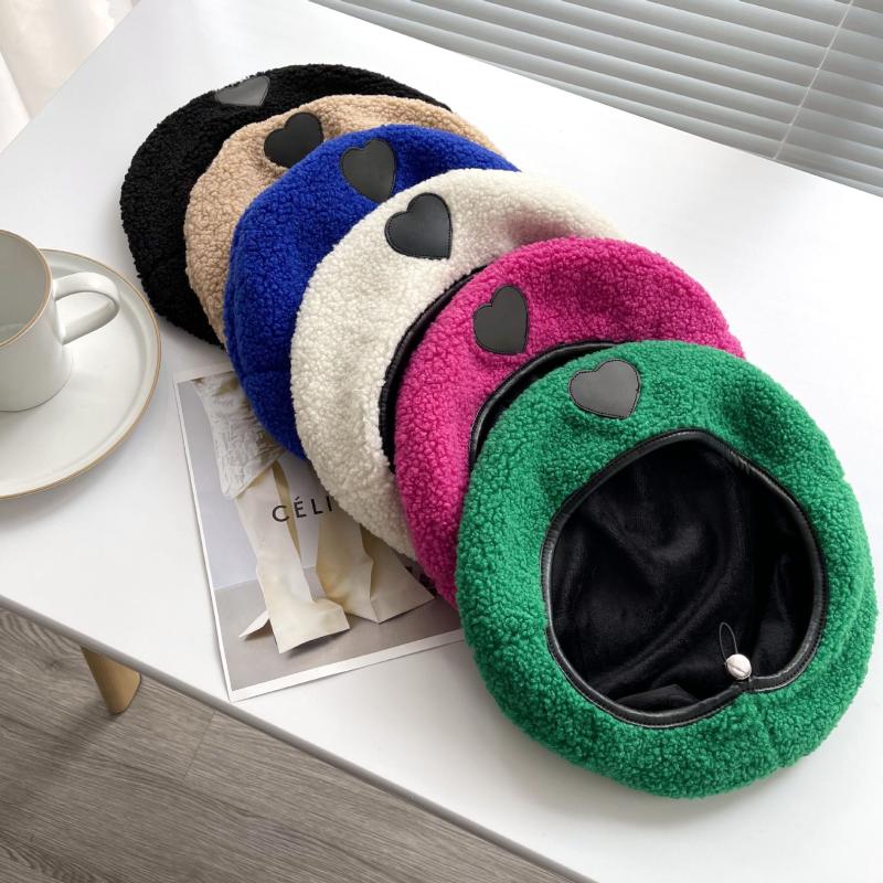 Berets Korean Spring Lamb Wool Ins Love Beret Hat Female Autumn Winter Fashion Painter Leather Edge HatBerets, Green
Berets Korean Spring Lamb Wool Ins Love Beret Hat Female Autumn Winter Fashion Painter Leather Edge HatBerets, Green